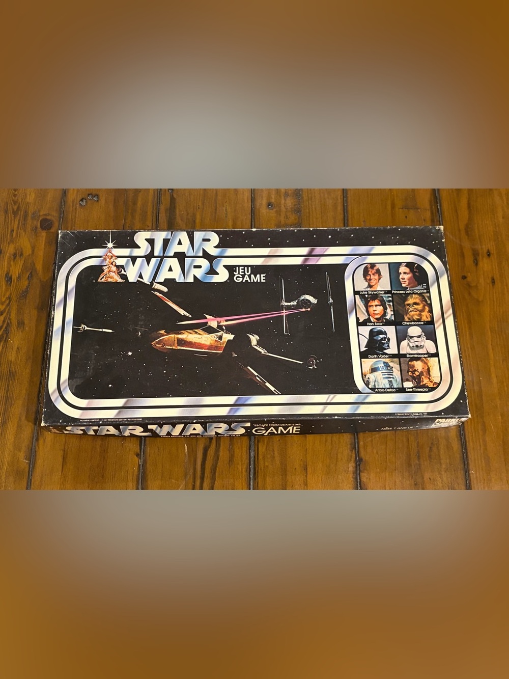 1977 Star Wars Escape From Death Star Board Game Parker Brothers Vintage